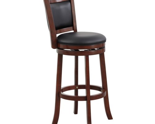 Homelegance Shapel Swivel Pub Height Chair with Slat Back