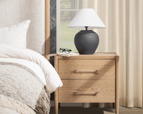 Classic Home Alisen 2 Drawer Nightstand Napa Grove - Image 8