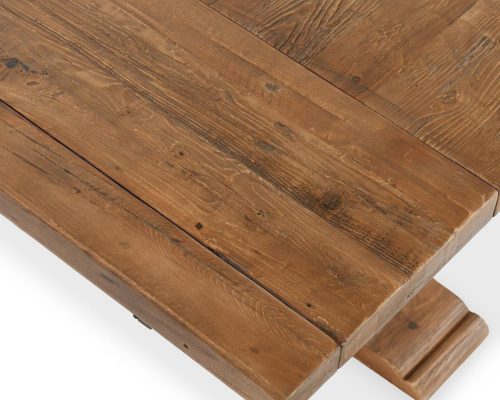 Classic Home Alexander Dining Table With Extensions Brown - Image 4