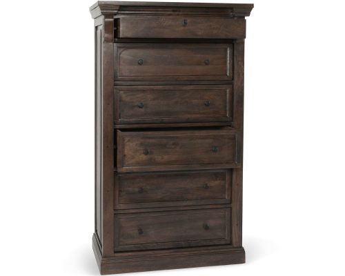 Classic Home Adelaide Wood 6 Drawer Chest Cocoa Brown - Image 4
