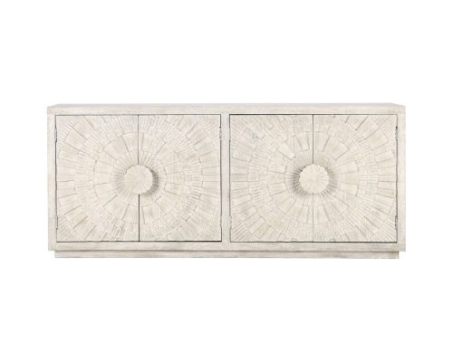 Alternative view of Classic Home Apollo 4 Door Cabinet Coastal White