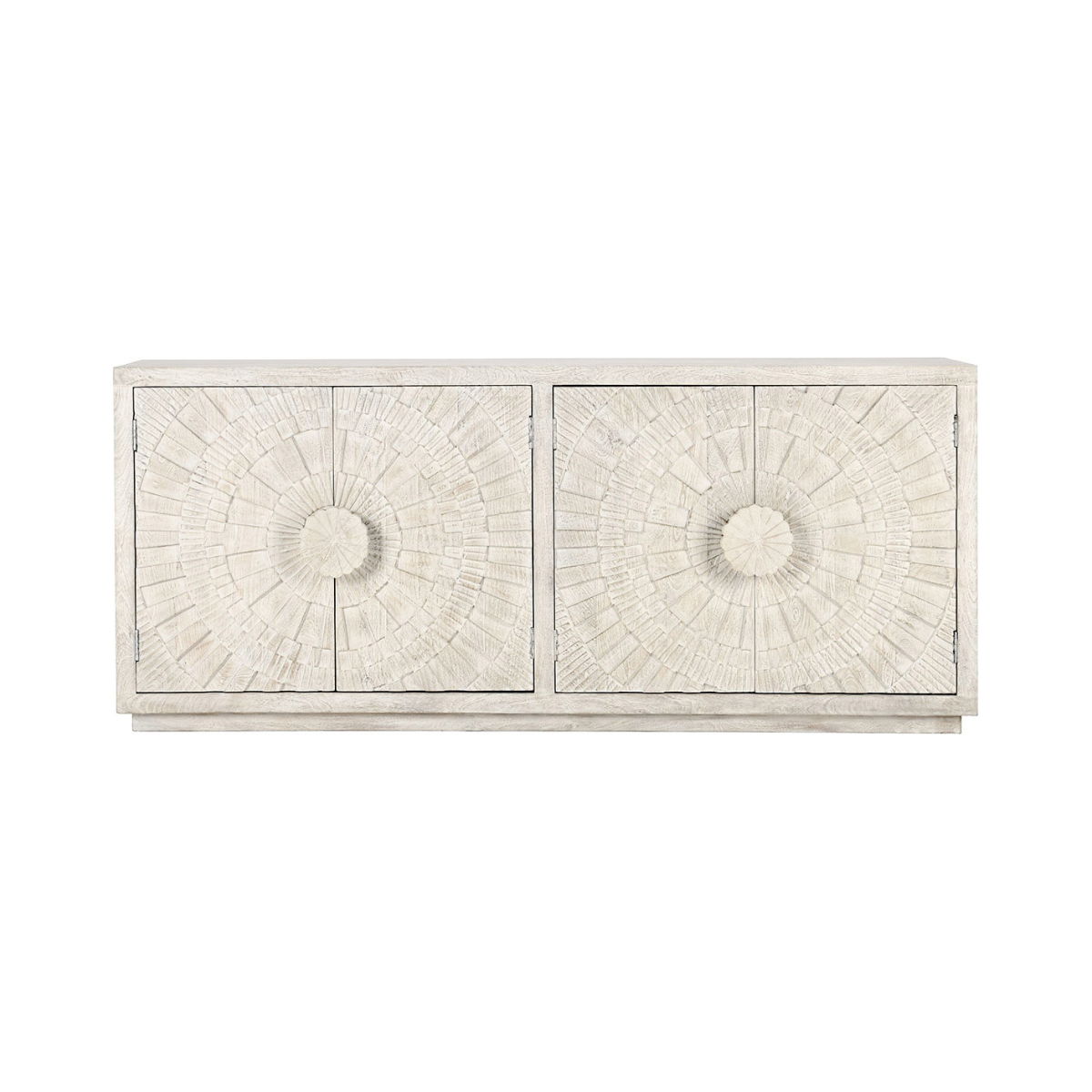 Classic Home Apollo 4 Door Cabinet Coastal White - Image 2