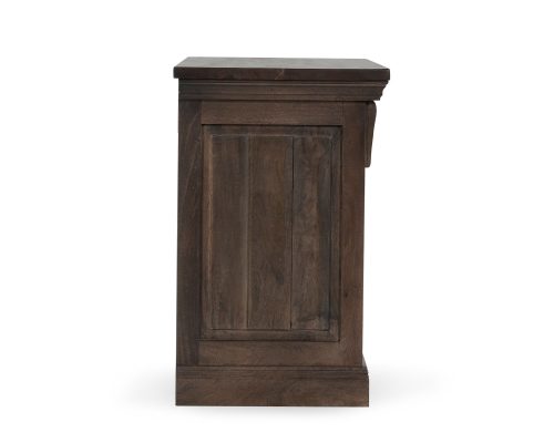 Classic Home Adelaide Wood 3 Drawer Nightstand Cocoa Brown - Image 3