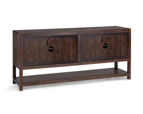 Classic Home Avara 4 Door Cabinet Brown - Image 4