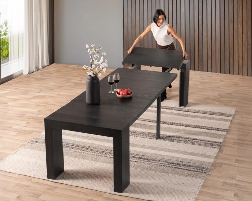 Alternative view of Transformer Extendable 5 Panels for Dining Table