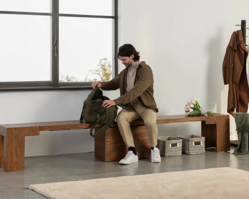Alternative view of Transformer Extendable Dining Bench