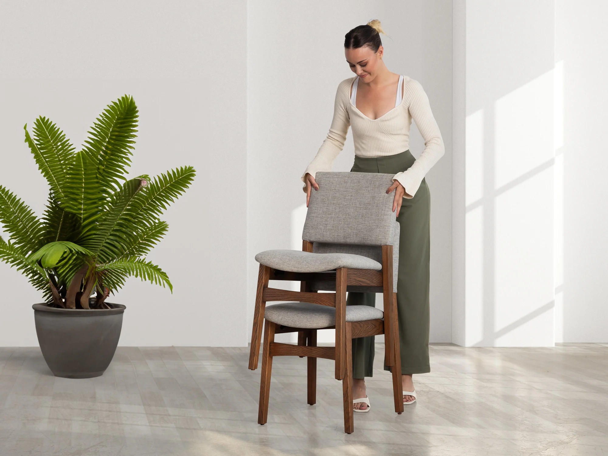 Transformer Stackable Dining Chair (set of 2) - Image 4
