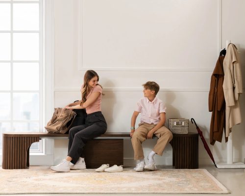 Transformer Round Extendable Dining Bench - Image 8