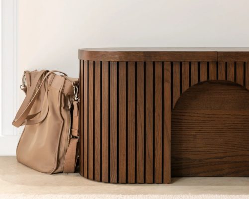Transformer Round Extendable Dining Bench - Image 5