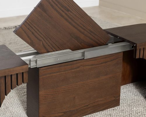 Transformer Round Extendable Dining Bench - Image 4