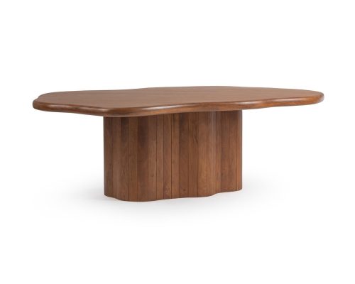 Alternative view of Classic Home Alvaro 94" Freeform Dining Table Chestnut