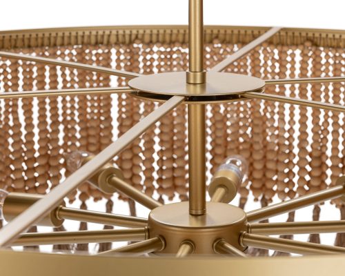Classic Home Andren Pendant Natural/Gold - Image 3