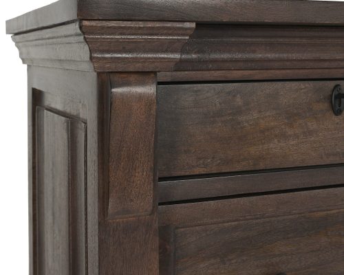 Classic Home Adelaide Wood 9 Drawer Dresser Cocoa Brown - Image 6