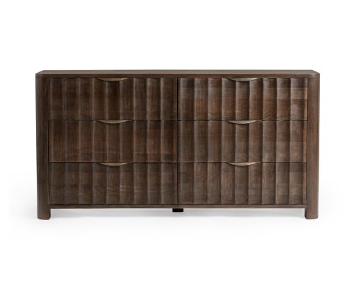 Classic Home Baylee 6 Drawer Dresser Cocoa Brown