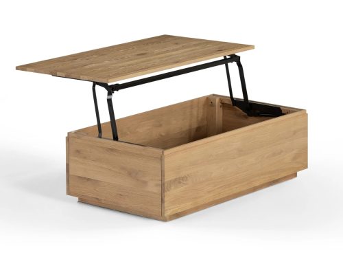 Alternative view of Transformer Lift Top Coffee Table - Panel Storage