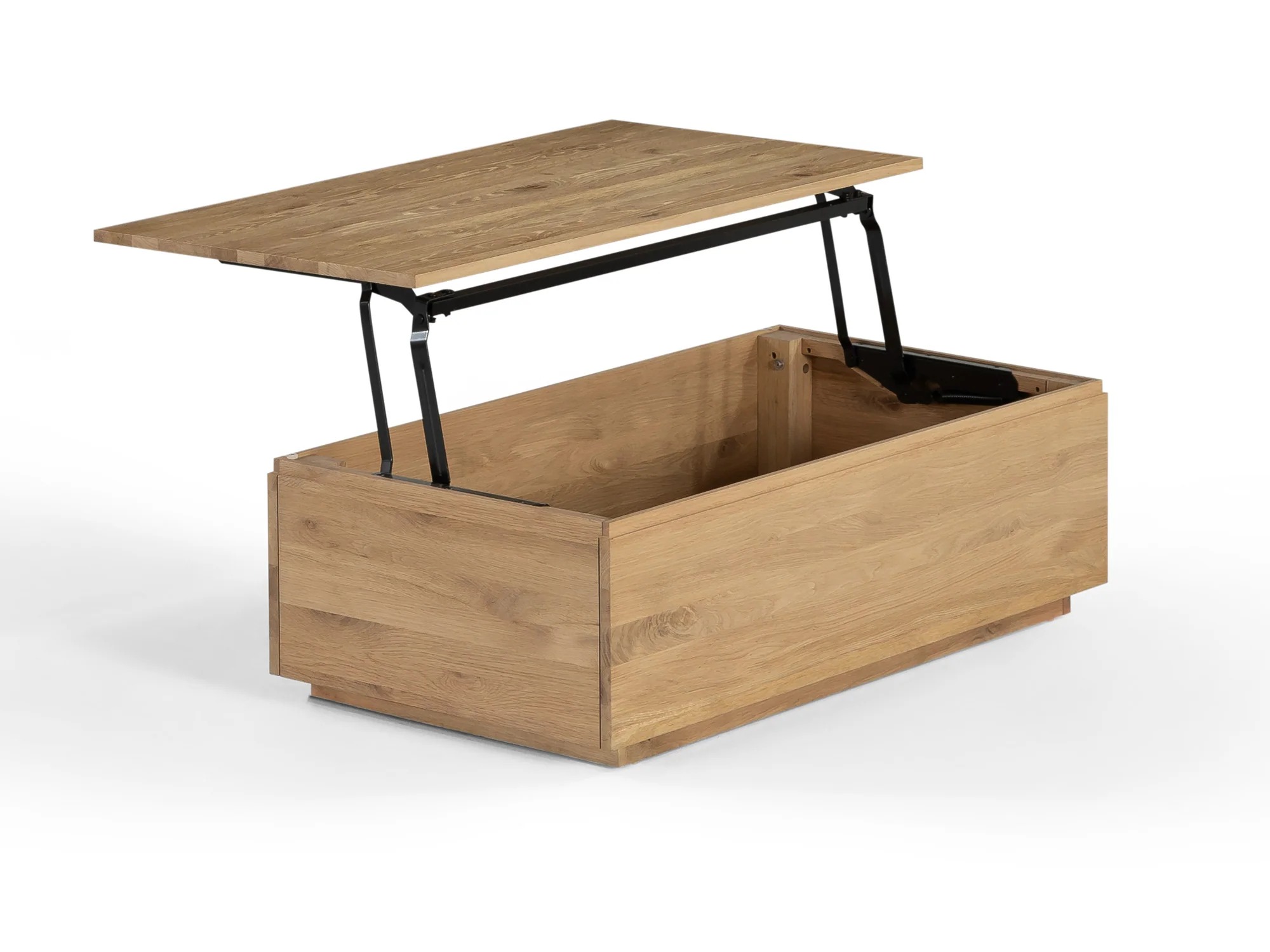 Transformer Lift Top Coffee Table - Panel Storage - Image 2