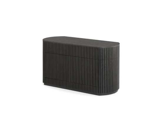 Transformer Round Fluted Sideboard - Panel Storage - Image 3
