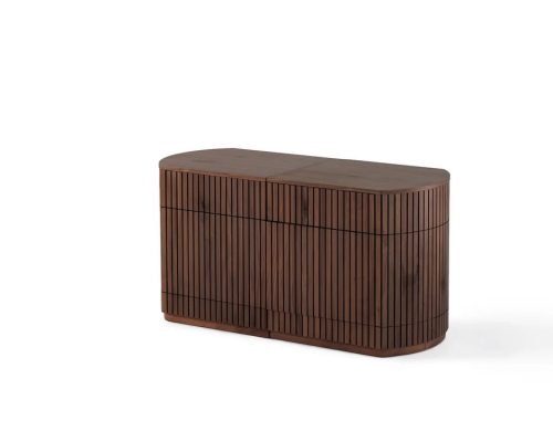 Transformer Round Fluted Sideboard - Panel Storage - Image 4