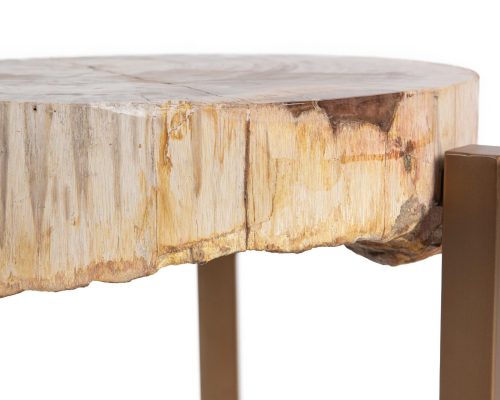 Classic Home Alliza Round Accent Table Sepia Vein - Image 6