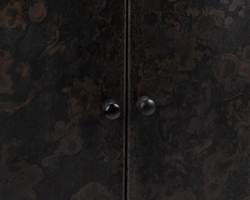 Classic Home Amilio Tall Cabinet Rust Noir - Image 6