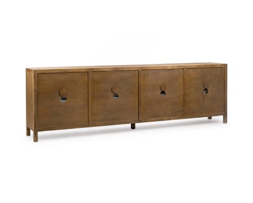 Classic Home Alvin 8 Door Cabinet Sandy Cove - Image 4