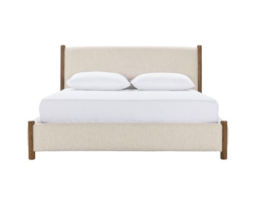 Classic Home Bennington Upholstered Bed - Beige - Image 9