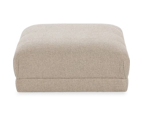 Classic Home Adalynne Upholstered Square Ottoman Buttermilk - Image 4