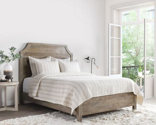 Classic Home Abram Cotton Linen Quilt - Eggshell