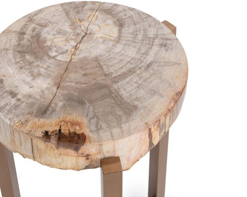 Classic Home Alliza Round Accent Table Sepia Vein - Image 4