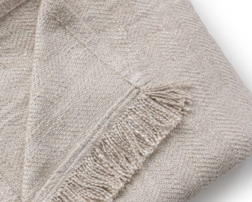 Classic Home Avani Blanket Natural - Image 7