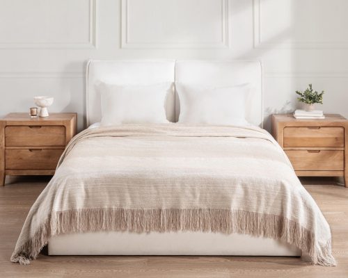 Classic Home Beryl BC Blanket - Natural / Ivory - Image 8