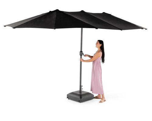Transformer Outdoor Patio Umbrella with Base - Image 3