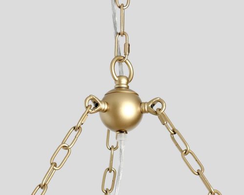 Classic Home Amanda Beaded Chandelier White - Image 5