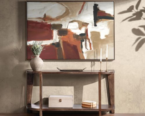 Classic Home Alenna Console Table Tundra Brown - Image 7