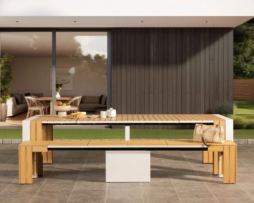 Transformer Outdoor Extendable Dining Bench - Image 7