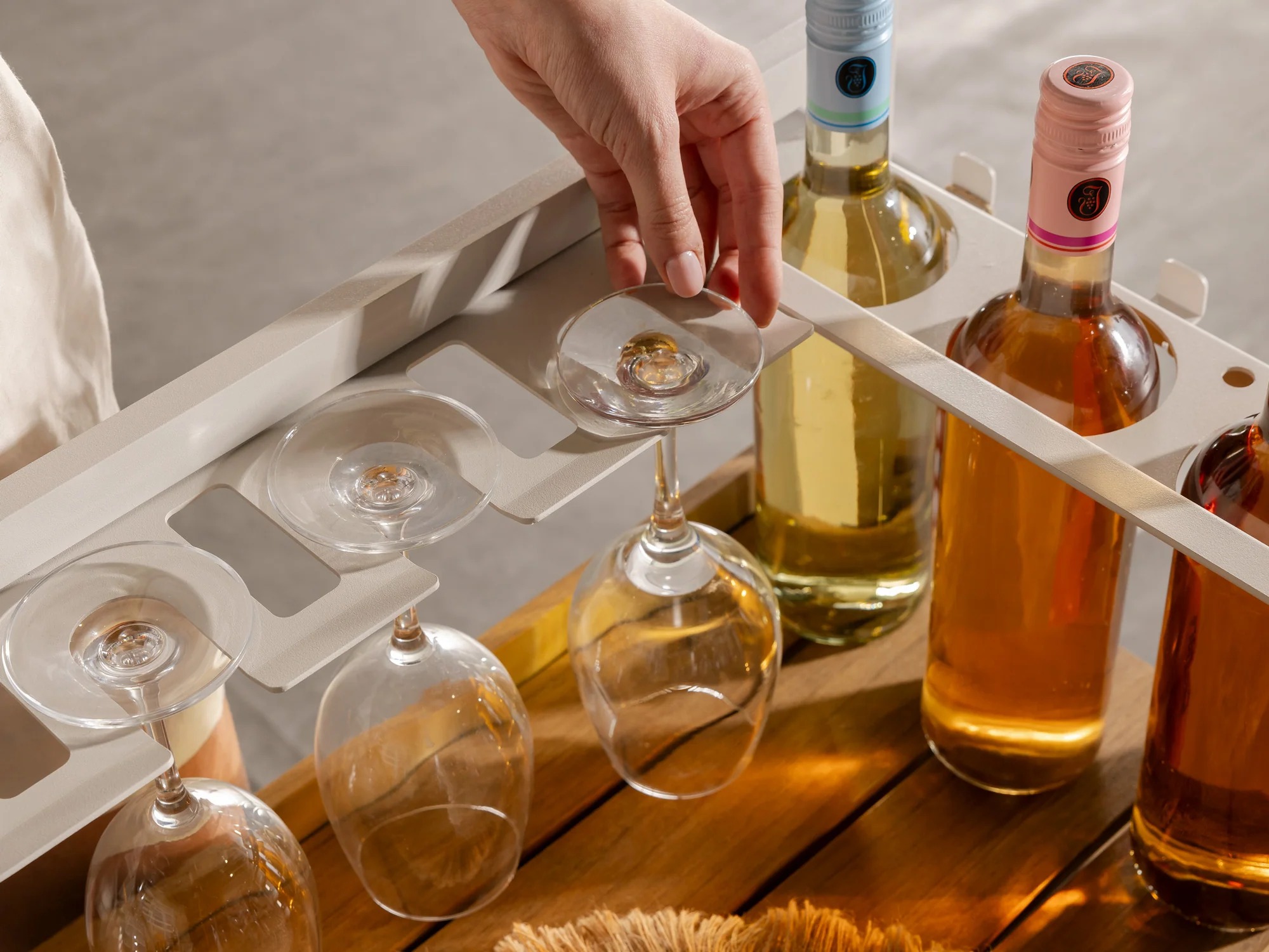 Transformer Outdoor Bar Cart - Panel Storage - Image 9