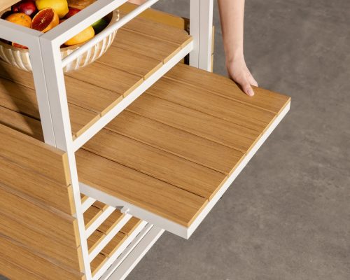 Transformer Outdoor Bar Cart - Panel Storage - Image 5