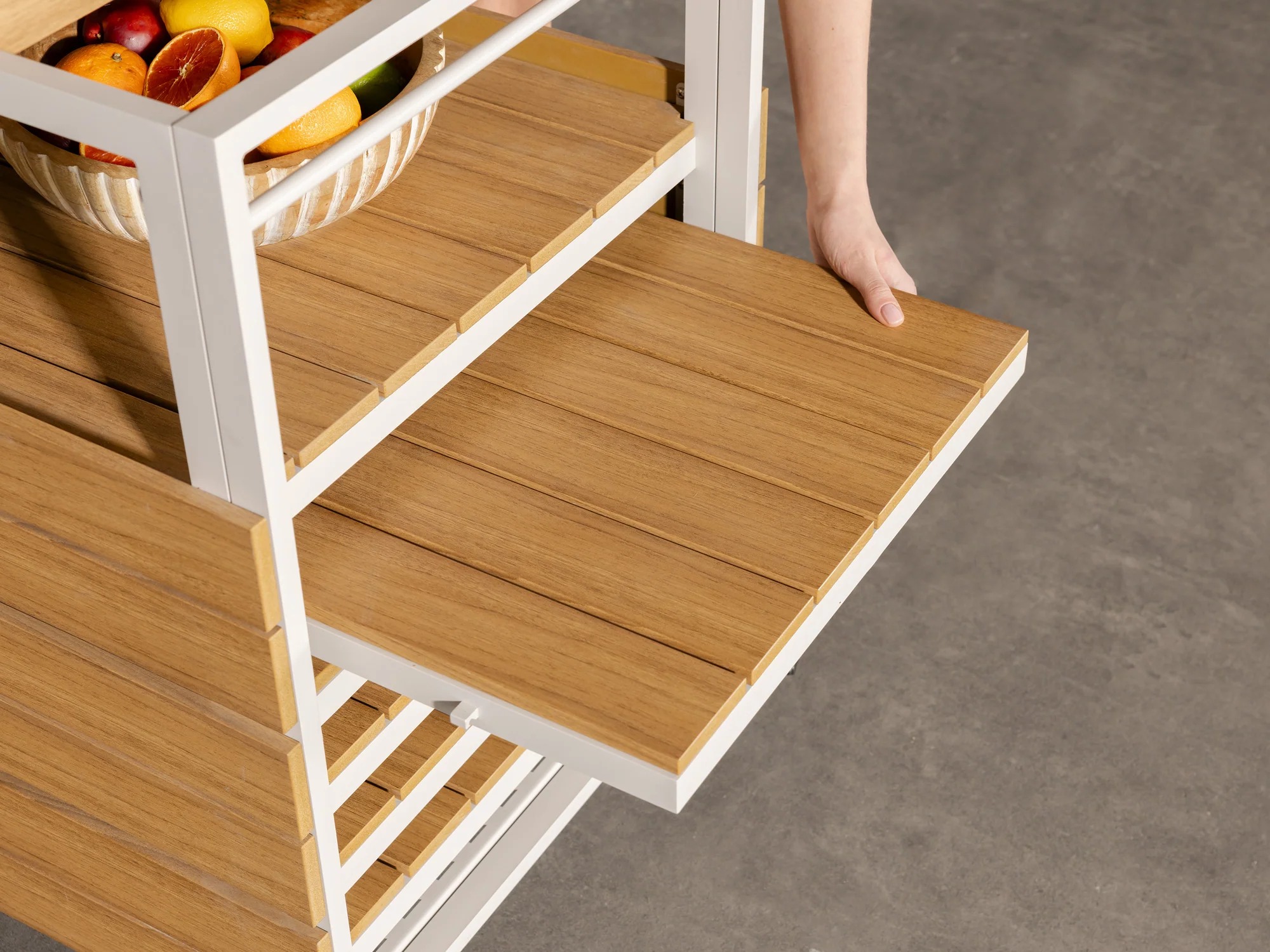 Transformer Outdoor Bar Cart - Panel Storage - Image 5