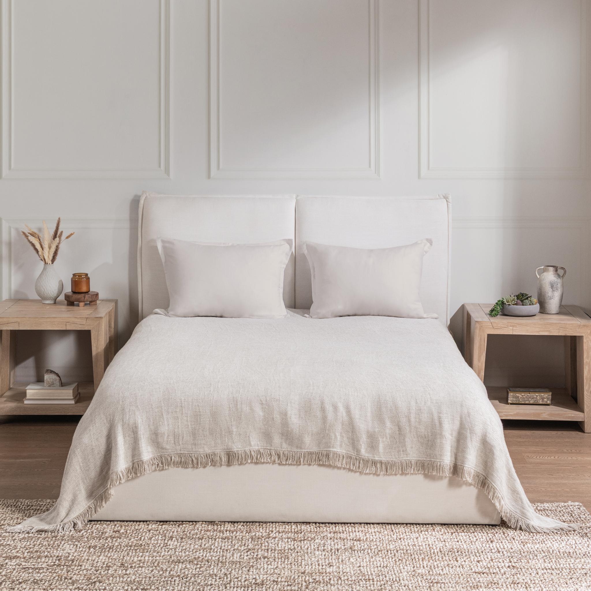 Classic Home Avani Blanket Natural - Image 8