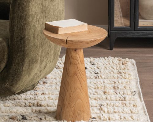 Classic Home Alina Accent Table Heartwood Natural - Image 5