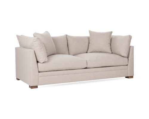 Classic Home Audrey Upholstered Sofa Dawn Brown