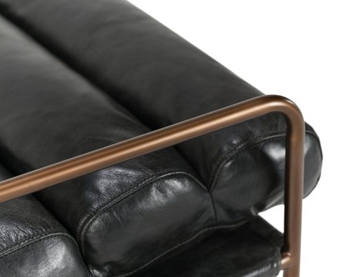 Classic Home Argo Accent Chair Jet Black - Image 4
