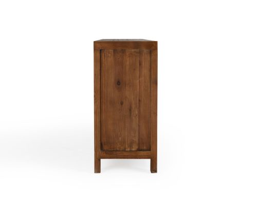 Classic Home Astrid 4-Door Sideboard Dark Brown - Image 3