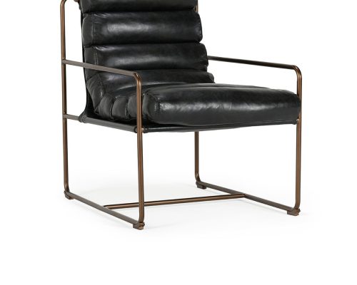 Classic Home Argo Accent Chair Jet Black
