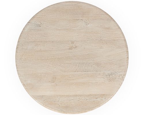 Classic Home Adir Solid Wood Round Coffee Table Cream - Image 3