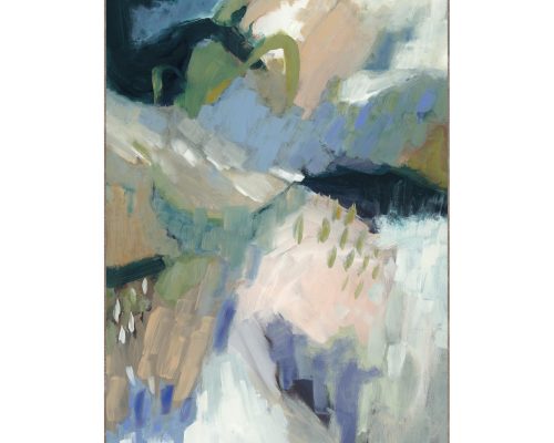 Classic Home Blossom Painting Art By Buddy Whitlock - Blue / Green - Image 2