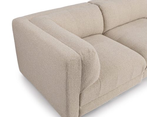 Classic Home Adalynne 3 Piece Sectional Beige - Image 4