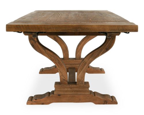 Classic Home Alexander Dining Table With Extensions Brown - Image 3