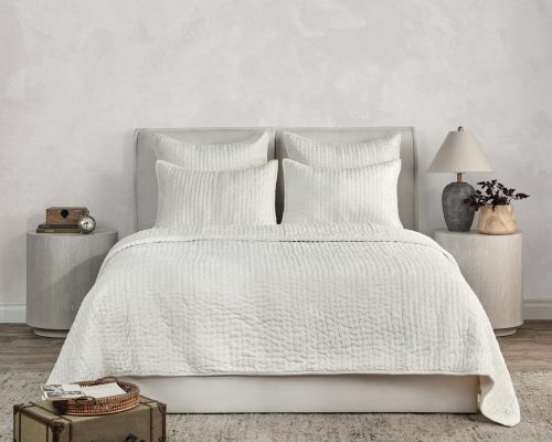 Classic Home Bari 2 Piece Velvet Twin Quilt Set - Image 3