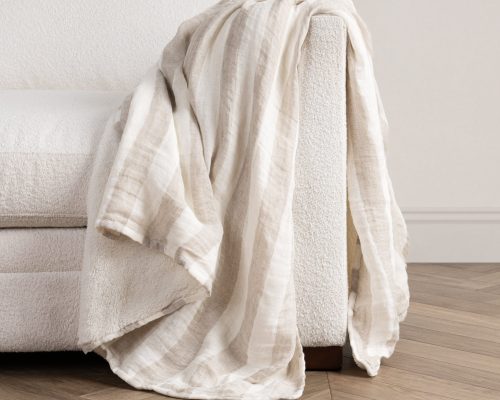 Classic Home Atwater Throw Ivory/Natural - Image 4